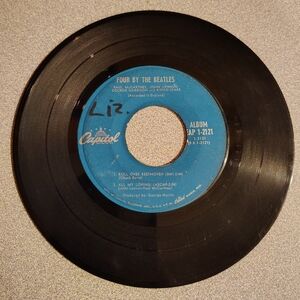 1964 Four By The Beatles RARE 1st Press EAP 1-2121 - Capitol 45 rpm EP Record